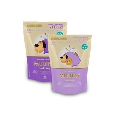 Multiva Calming para Perros Medianos y Grandes, 21 Chews