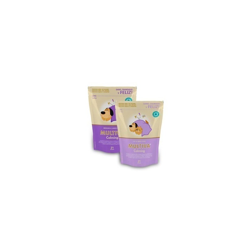 Multiva Calming para Perros Medianos y Grandes, 21 Chews