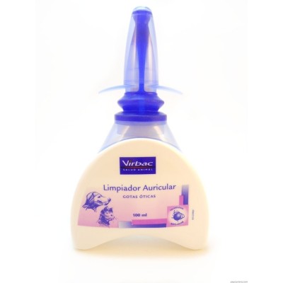Virbac Limpiador auricular para perros y gatos, 100ml