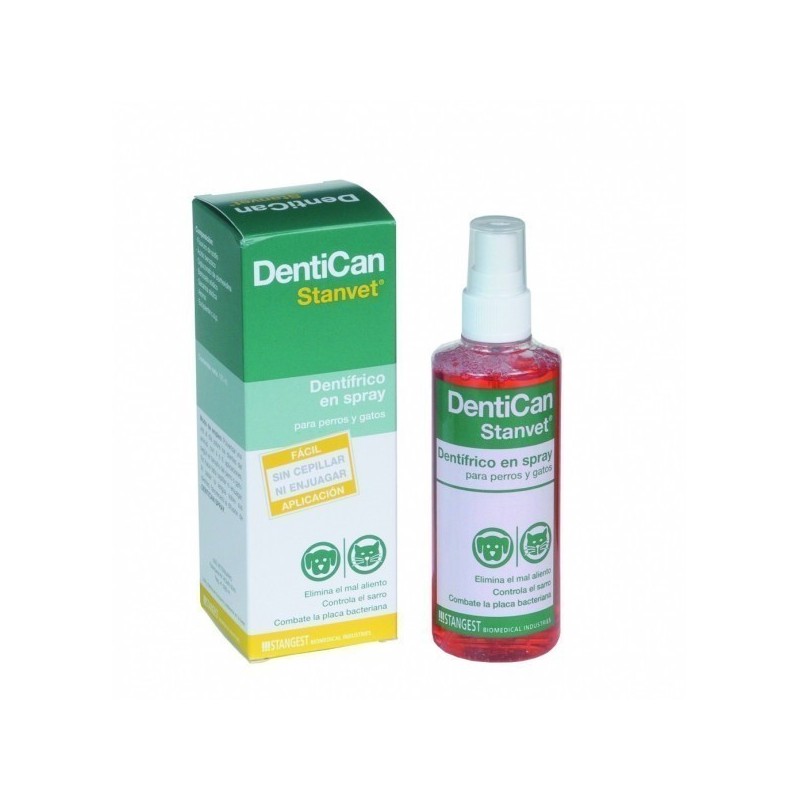 Dentican spray dentífrico para perros y gatos, 125ml