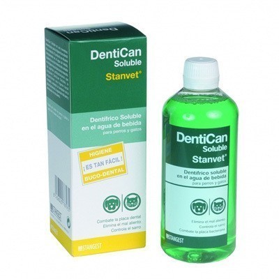 Dentican soluble dentifrico enjuage para perros y gatos, 250ml