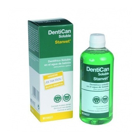 Dentican soluble dentifrico enjuage para perros y gatos, 250ml