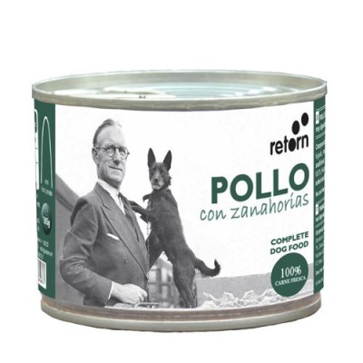 Latas para perros Pollo con Zanahorias Retorn, 185gr