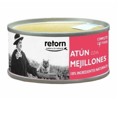Comida en Lata Gatos Retorn Atún con Mejillones, 80gr