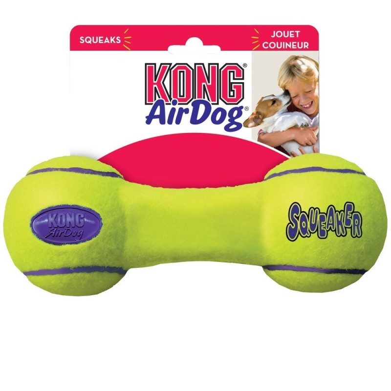 Kong Squeaker Dumbbell Pesa Perros