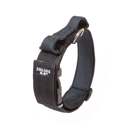 Collar con Asa Engomado Negro Julius K9 para Perro