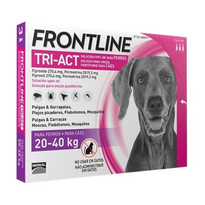 Frontline Tri-Act Pipetas Boehringer 20-40kg