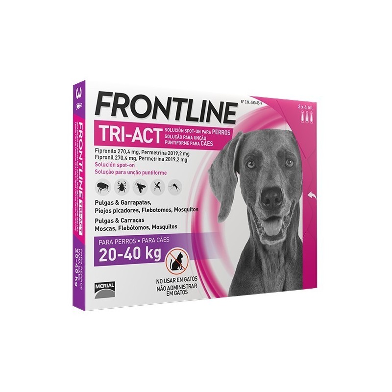 Frontline Tri-Act Pipetas Boehringer 20-40kg