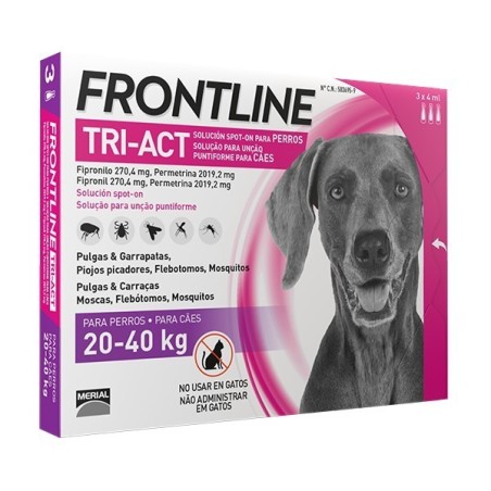 Frontline Tri-Act Pipetas Boehringer 20-40kg