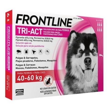 Frontline Tri-Act Pipetas Boehringer 40-60kg