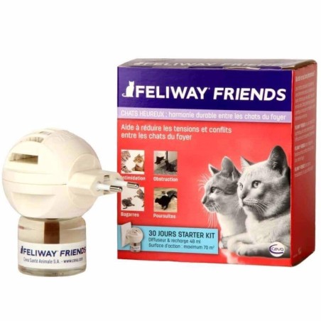 Feliway Friends Difusor + Recambio Gatos Ceva