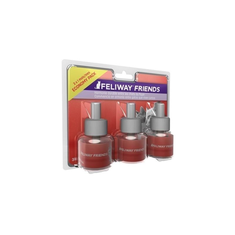 Pack de 3 recambios para Feliway Friends Difusor, 3x48ml