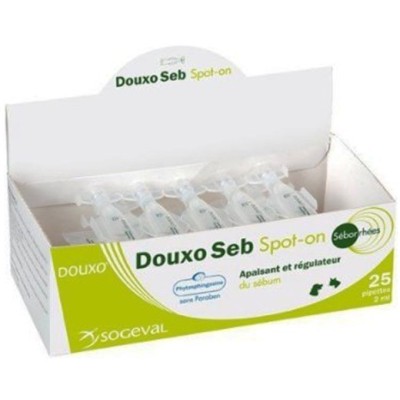 Douxo Seb Spot On Perros y Gatos 25 Pipetas 2ml