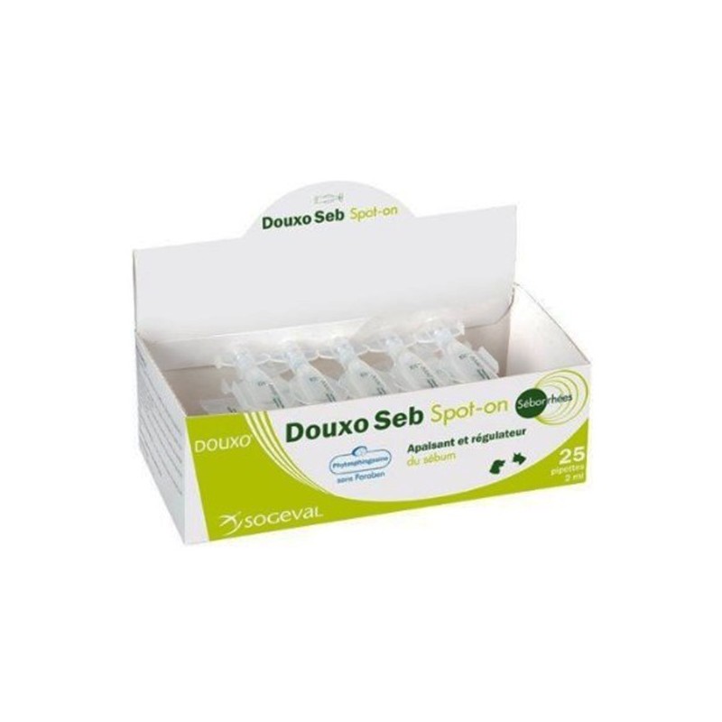 Douxo Seb Spot On Perros y Gatos 25 Pipetas 2ml