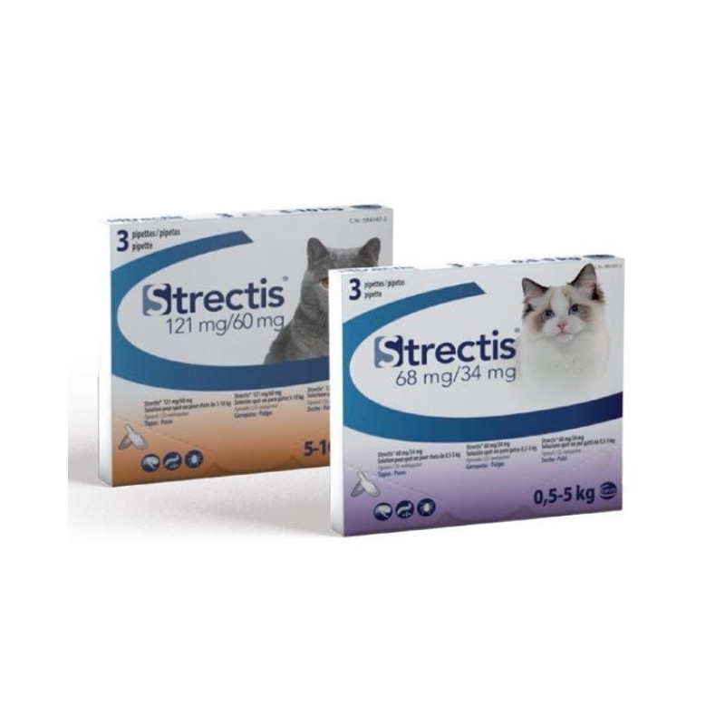 Strectis Spot On Pipetas Antiparasitarias Gatos Ceva