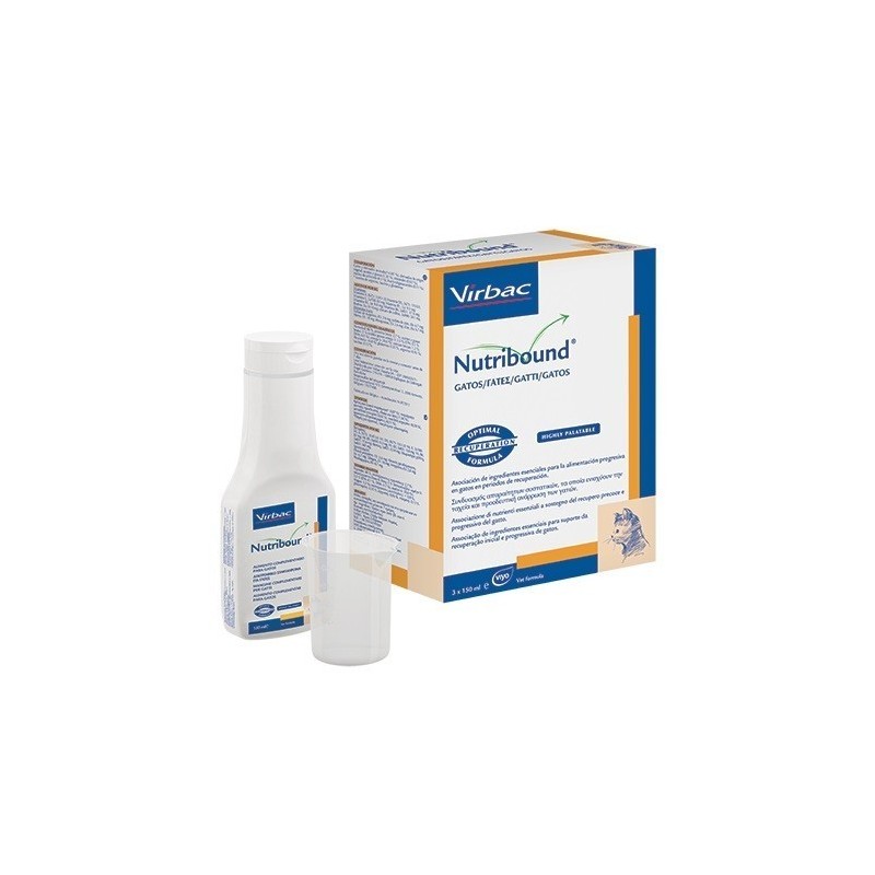Nutribound Gatos Solución oral Virbac, 3x150ml