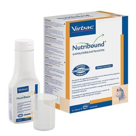 Nutribound Gatos Solución oral Virbac, 3x150ml