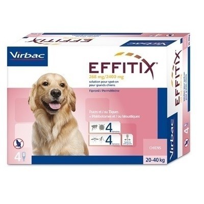 Pipetas Effitix Perros 20-40kg Virbac