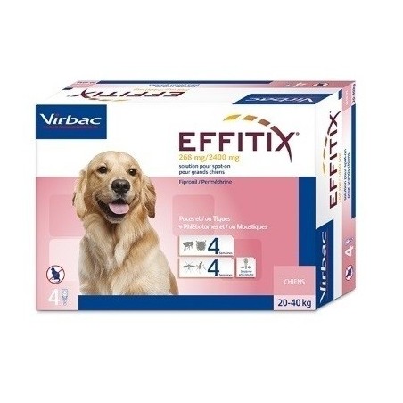 Pipetas Effitix Perros 20-40kg Virbac