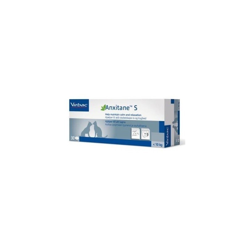 Anxitane para Gatos y Perros - 10kg Virbac, 30 comprimidos