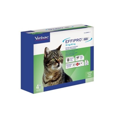 Pipetas Effipro Duo Spot On Gatos Virbac
