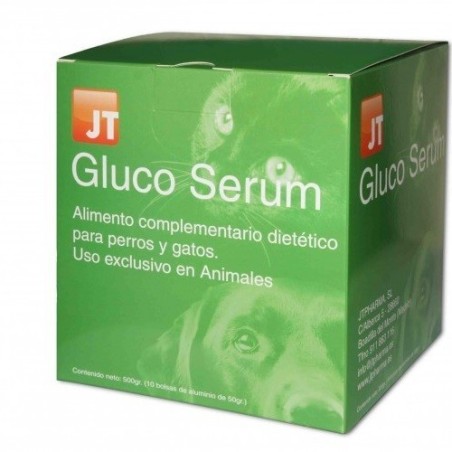 Gluco Serum Perros y Gatos JTPharma, 500gr