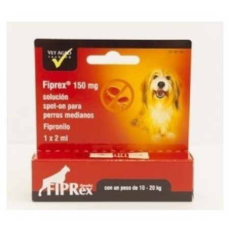 Fiprex Pipetas Antiparasitarias Perros 10-20kg