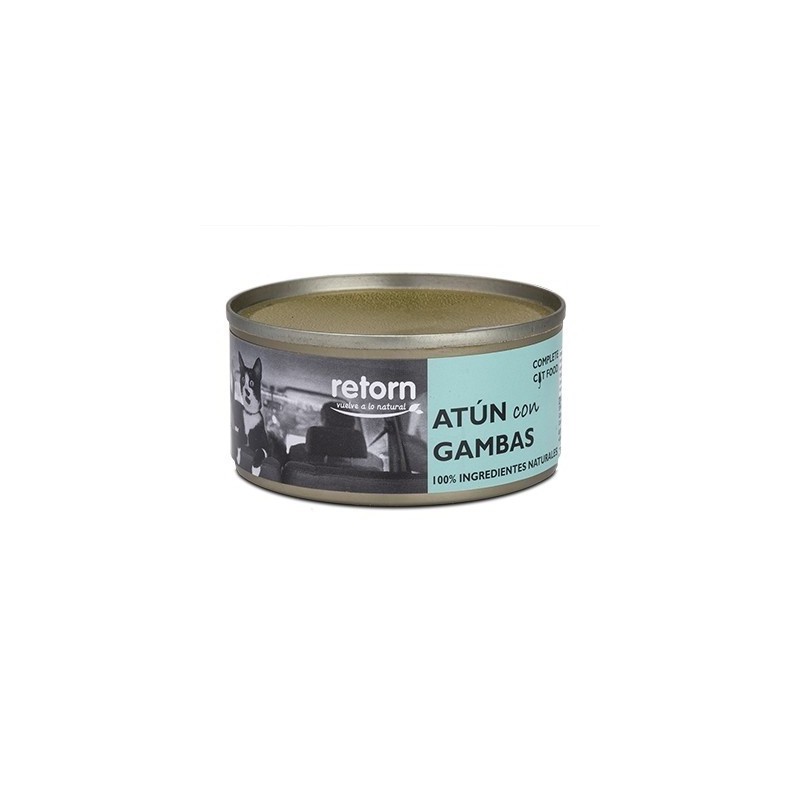 Lata de Gatos Retorn Atún con Gambas