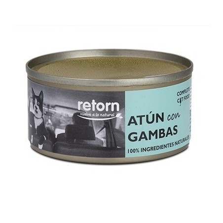 Lata de Gatos Retorn Atún con Gambas