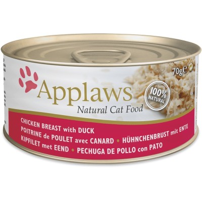 Applaws Lata Gato Pechuga de Pollo con Pato