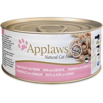 Applaws Lata Gato Filete de Atún con Gambas