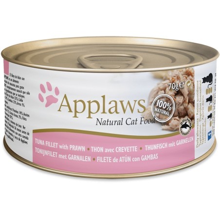 Applaws Lata Gato Filete de Atún con Gambas