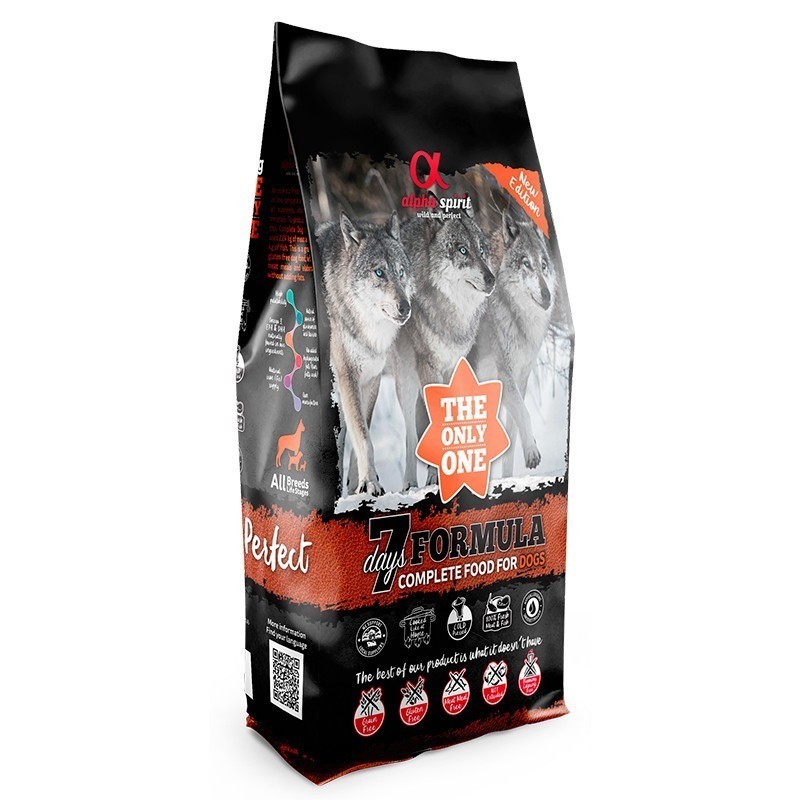 Alpha Spirit Pienso Seco Week Menu, 12kg