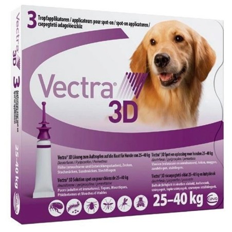 Vectra 3D Pipetas para perros 25-40kg Ceva