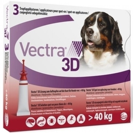 Vectra 3D Pipetas para perros de +40kg Ceva