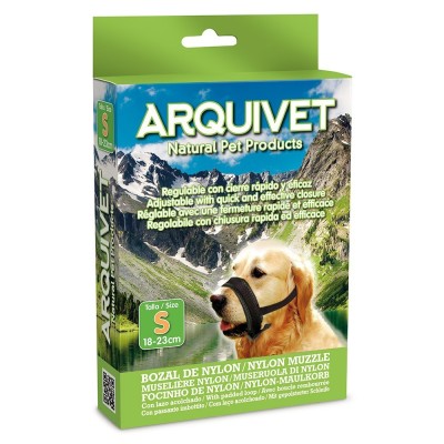 Bozal Perro de Nylon con lazo acolchado Arquivet