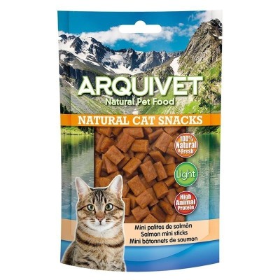 Snack Mini Palitos de Salmón para Gato Arquivet