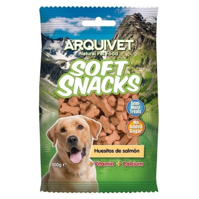 Snacks para Perros Soft Huesitos de Salmón Arquivet
