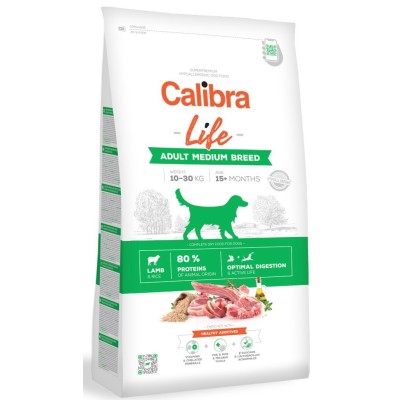 Pienso Calibra Hipoalergénico Adulto Razas Medianas Cordero