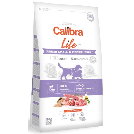 Pienso Calibra Dog Life Junior Razas Pequeñas y Medianas Cordero