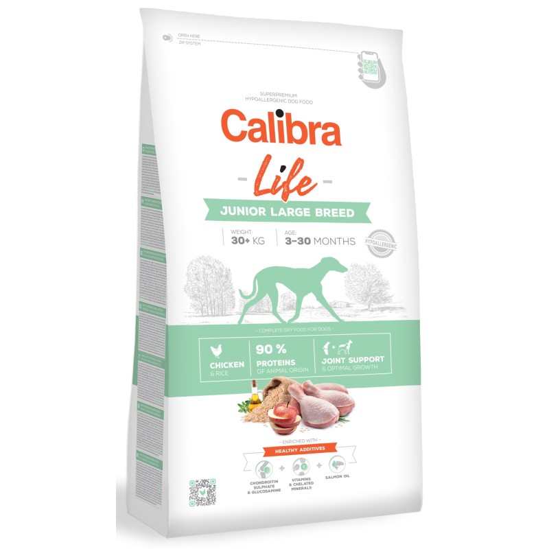 Pienso Calibra Dog Life Junior Razas Grandes Pollo