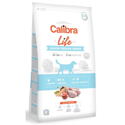 Pienso Calibra Dog Life Junior Razas Medianas Pollo