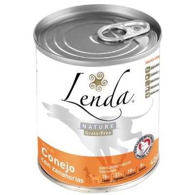 Comida Humeda Natural Perros Conejo Lenda