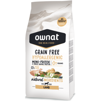 Ownat Grain Free Hypoallergenic Cordero