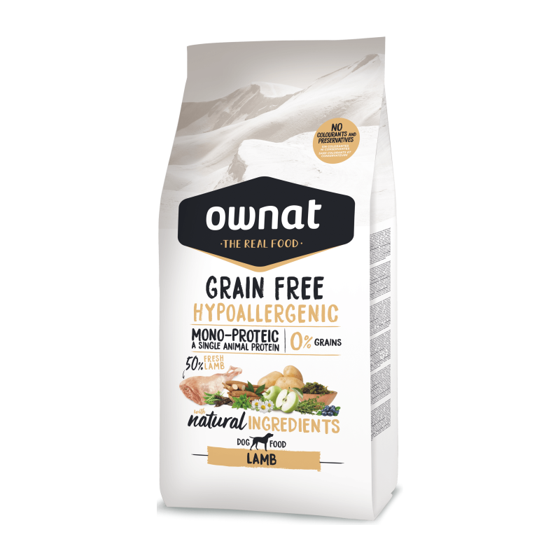 Ownat Grain Free Hypoallergenic Cordero