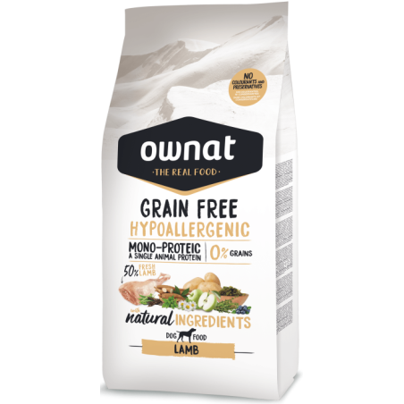 Ownat Grain Free Hypoallergenic Cordero
