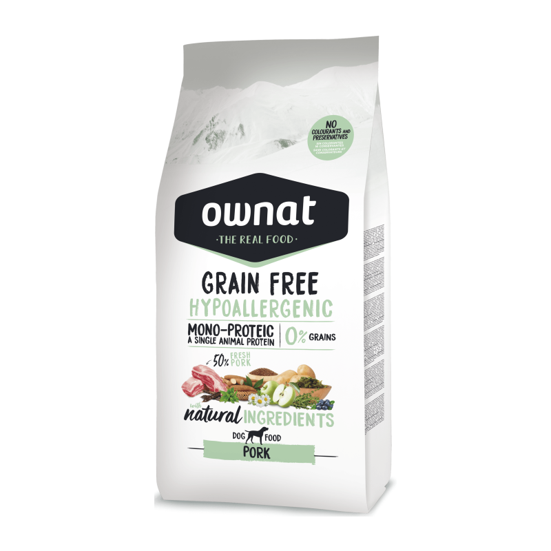 Ownat Grain Free Hypoallergenic Cerdo