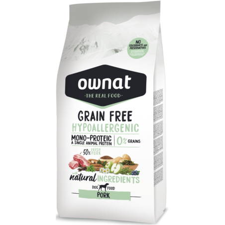 Ownat Grain Free Hypoallergenic Cerdo