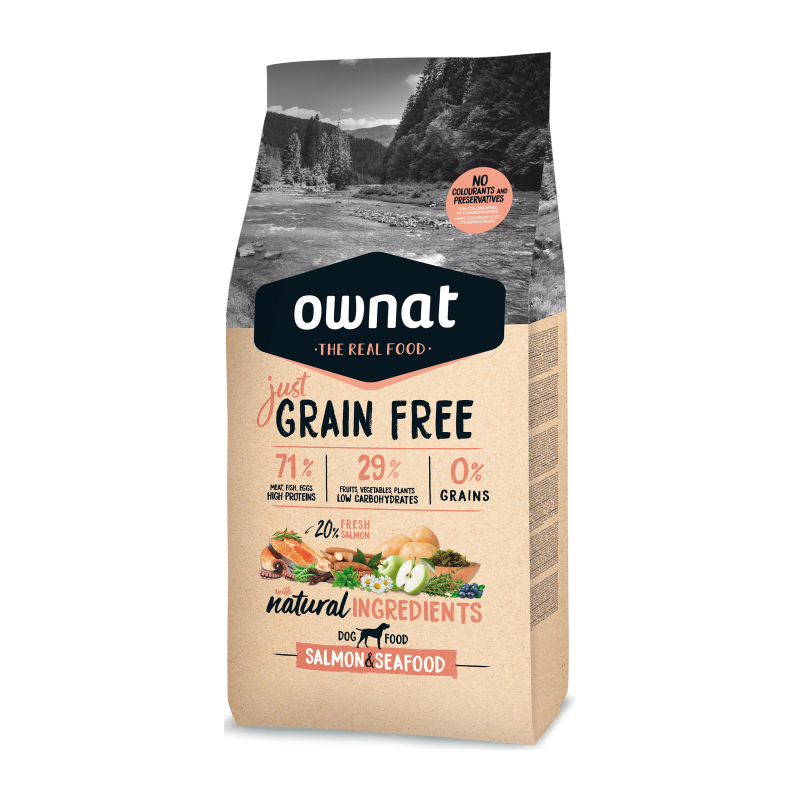 Ownat Just Grain Free Salmon & Seafood