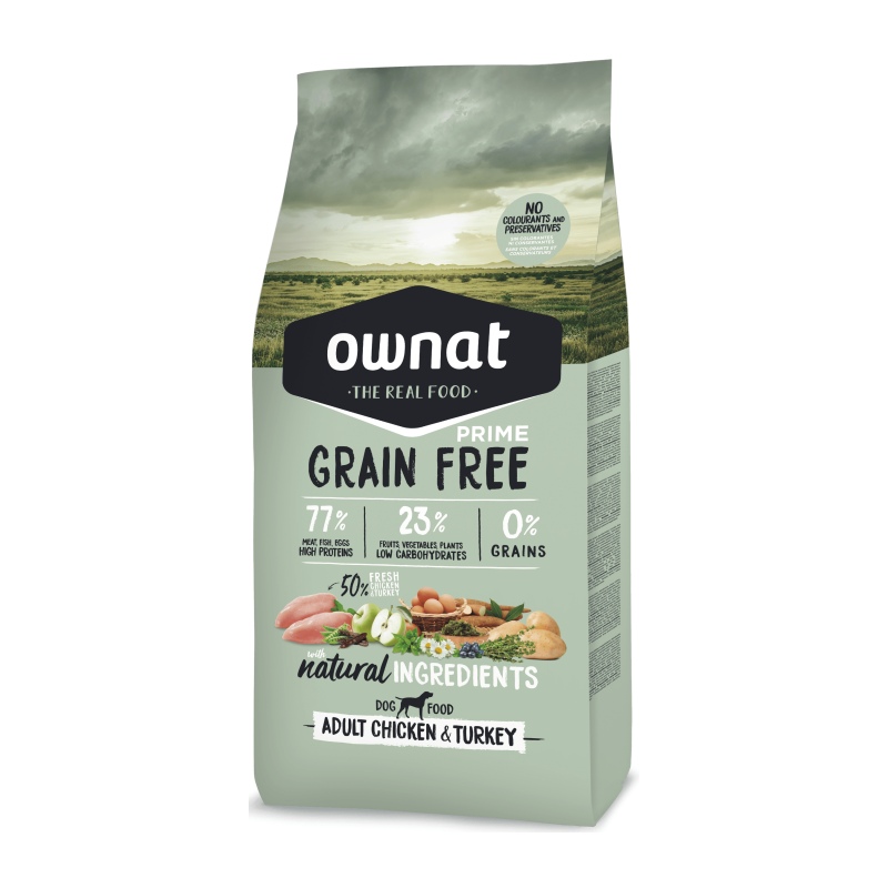 Ownat Prime Grain Free Adult Chicken & Turkey